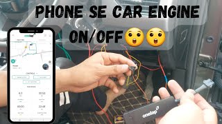 Phone Se Hi Car Ka Engine ONOFF😲 OnelapDotIN Micro plus GPS Tracking Device Installation  Activation [upl. by Ayik45]