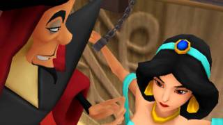 Kingdom Hearts II English cutscene 475  Jafars Plan  HD 720p [upl. by Lyrad]