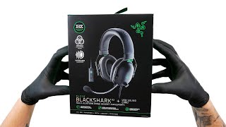 Razer BlackShark V2  ASMR UNBOXING [upl. by Armand]