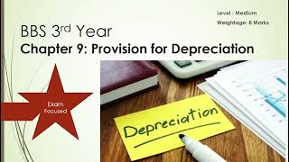 Provision for DepreciationBBS 3rd Year [upl. by Cas]