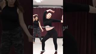 Filming vs rehearsal 🎥🕺 The Galen Hooks Method Lite intensive  dance dancer colorguard [upl. by Tteirrah]