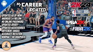 2K24 Updated Roster Offline  HD Graphics  New Version  Gameplay  Ankle Breaker Mod [upl. by Russia]