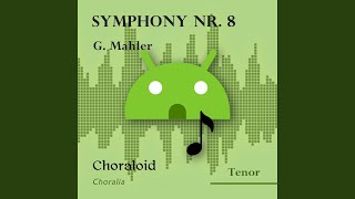 Symphony nr 8 Part II ref 24  31 choir I tenor I Voice with metronome [upl. by Anoi]