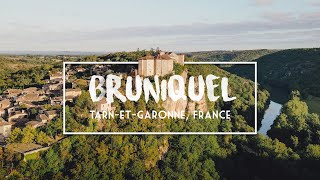 Bruniquel et ses châteaux France  Vue de drone [upl. by Vick]