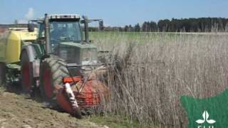 1step spring harvest of industrial hemp [upl. by Pearse]