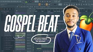 How To Create Gospel Beat  FL Studio 21 🔥💯 [upl. by Asiulairam]