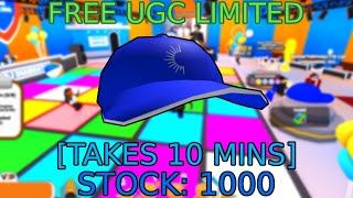 FREE UGC LIMITED TAKES 10 MINS amp 1K STOCK HOW TO GET BLUE Cap IN Breakthrough T1D World ROBLOX [upl. by Atsejam499]