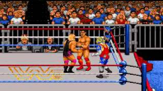 WWF Raw for the Sega GenesisMega Drive [upl. by Rennug223]