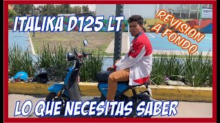 Review italika d 125 lt [upl. by Madison]