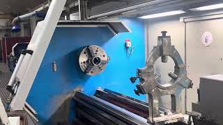 Seiger SLZ 850 x 6000 mm CNC Lathe Siemens Sinumrik 810d powerline Mach4Metal [upl. by Theola]