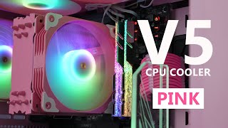 Vetroo V5 CPU Air Cooler  Pink [upl. by Ambrosi842]