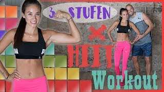 WORKOUT für ANFÄNGER amp FORTGESCHRITTENE Bauch Beine Po amp Oberkörper  30 Min  3 Stufen HIIT [upl. by Olimreh489]