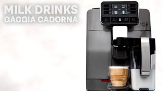 How to Make Milk Drinks on Gaggia Cadorna Espresso Machines [upl. by Wildee]