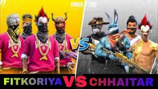 fitkoriya vs chhaitar free fire match custom india [upl. by Hermon]