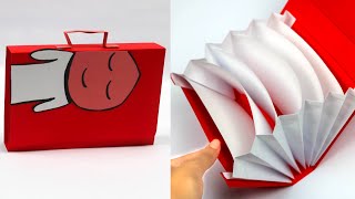 How to make paper file folder  handmade paper file folder  DIY paper file for school [upl. by Gimpel32]