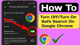 How To Turn On Safe Search In Google Chrome  Turn off Safe Search In Google Chrome [upl. by Ahter983]