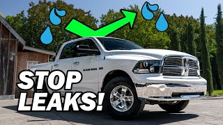 FIX Your LEAKY Dodge Ram Roof FAST 2010 – 2018 [upl. by Attenwad]