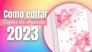 Capas de Agenda 2023  Como personalizar [upl. by Ignatius]