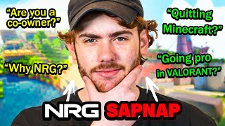 The Real Reason Sapnap Joined NRG Official Sapnap Interview [upl. by Jobey136]