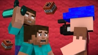 If Herobrine was a Youtuber  Minecraft [upl. by Ailero341]