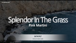 Pink MartiniSplendor In The Grass Karaoke Version [upl. by Secunda37]