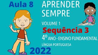 Aprender Sempre 2022  Português 4º ano  Sequência 3  Aula 8 Brincadeiras para fazer na rua [upl. by Shifra627]