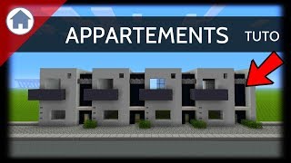 MINECRAFT  TUTO  APPARTEMENTS MODERNE [upl. by Direj]