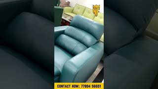 quotModern Sports Blue Motorised Recliner Sofa Chair  Ultimate Comfort amp Style by Naaz Furniturequot [upl. by Gabler]