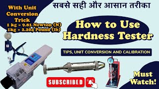 Unlocking the Hardness Code A Guide to Tablet Hardness Testers 🔍💊quotCalibration amp Unit Conversion [upl. by Cher]