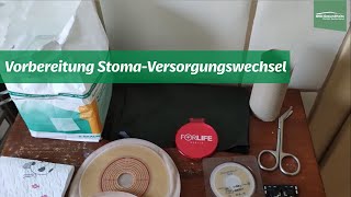 Vorbereitung zum Versorgungswechsel bei einem Colostoma [upl. by Redmond]