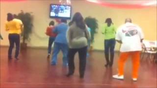 East Texas Slide Line Dance by Big Mucci ft Jace amp Lady V [upl. by Alyt278]