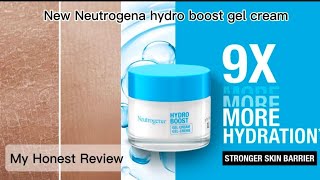 New Neutrogena hydro boost gel cream review neutrogena facecare hydratedskin skincare [upl. by Ecart520]