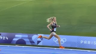 Keely Hodgkinson storms to 800m gold for GB’s first athletics triumph in Paris [upl. by Eilrac]