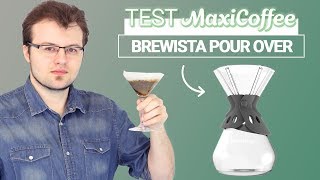 BREWISTA POUR OVER HOURGLASS  Cafetière Slow Coffee  Le Test MaxiCoffee [upl. by Enirehtacyram462]