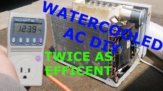 DIY Water Cooled Air Conditioner 200 Efficiency AC Unit [upl. by Questa851]