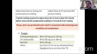 ADA Guidelines 2022 Part2 insulin therapy Dr Amr Omar From EUPs Personal Meeting Room Adult [upl. by Bryan982]