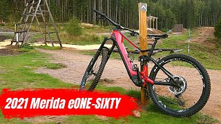 2021 Merida eONE SIXTY 9000 Shimano EP8 REVIEW vs Lapierre Overvolt Trek Rail 5 amp Trek Powerfly FS [upl. by Connie560]