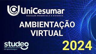 UNICESUMAR EAD AMBIENTAÇÃO VIRTUAL 2024 [upl. by Onyx]