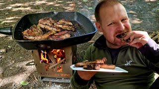 Im cooking the best lamb chops Ive ever eaten on my ewm stove [upl. by Jurgen]