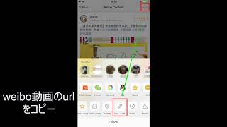 weibo動画をiPhoneにダウンロード・保存する方法 [upl. by Oiluarb]