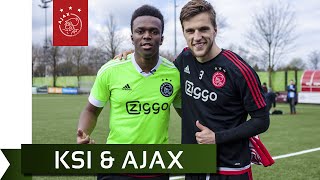 YouTubester KSI daagt Joël Veltman uit [upl. by Otilrac763]