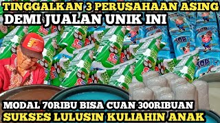 TINGGALKAN 3 PERUSAHAAN ASING DEMI JUALAN  1 RESEP MODAL 70 RIBU OMSET 300 RIBUAN  IDE USAHA UNIK [upl. by Luelle]