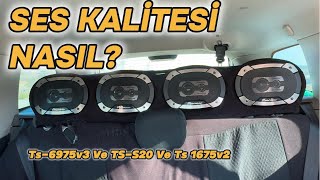 Pioneer Ts6975v3 ve Pioneer Ts 1675v2 SES DETAYI SİZCE NASIL [upl. by Gem]