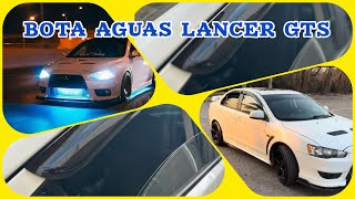 BOTA AGUA 💦 o DEFLECTORES PARA LANCER GTS [upl. by Krucik]