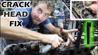 Fixing A Cracked Jeep Head Many Failures And Lots of Struggles DIY [upl. by Emlyn]