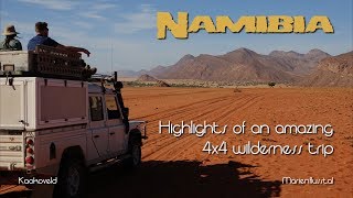 Namibia in 4K  Kaokoveld 4x4 in 3 minutes [upl. by Skantze]