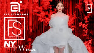 Esé Azénabor Bridal Fall Winter 2425 NEW YORK BRIDAL FASHION WEEK Vertical 4K In Blossom Collection [upl. by Namyh]