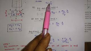 Combined effect of loading on column in hindilecture3 [upl. by Zampino125]