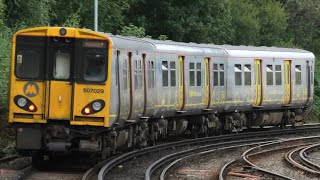 Merseyrail 507029 Comes Out Covering A 777 Departing Birkenhead North For West Kirby [upl. by Harima601]