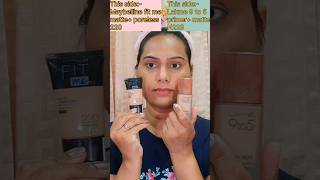 Comparison between Maybelline fit me foundation 220 vs Lakme 9 to 5 foundation [upl. by Jeu]